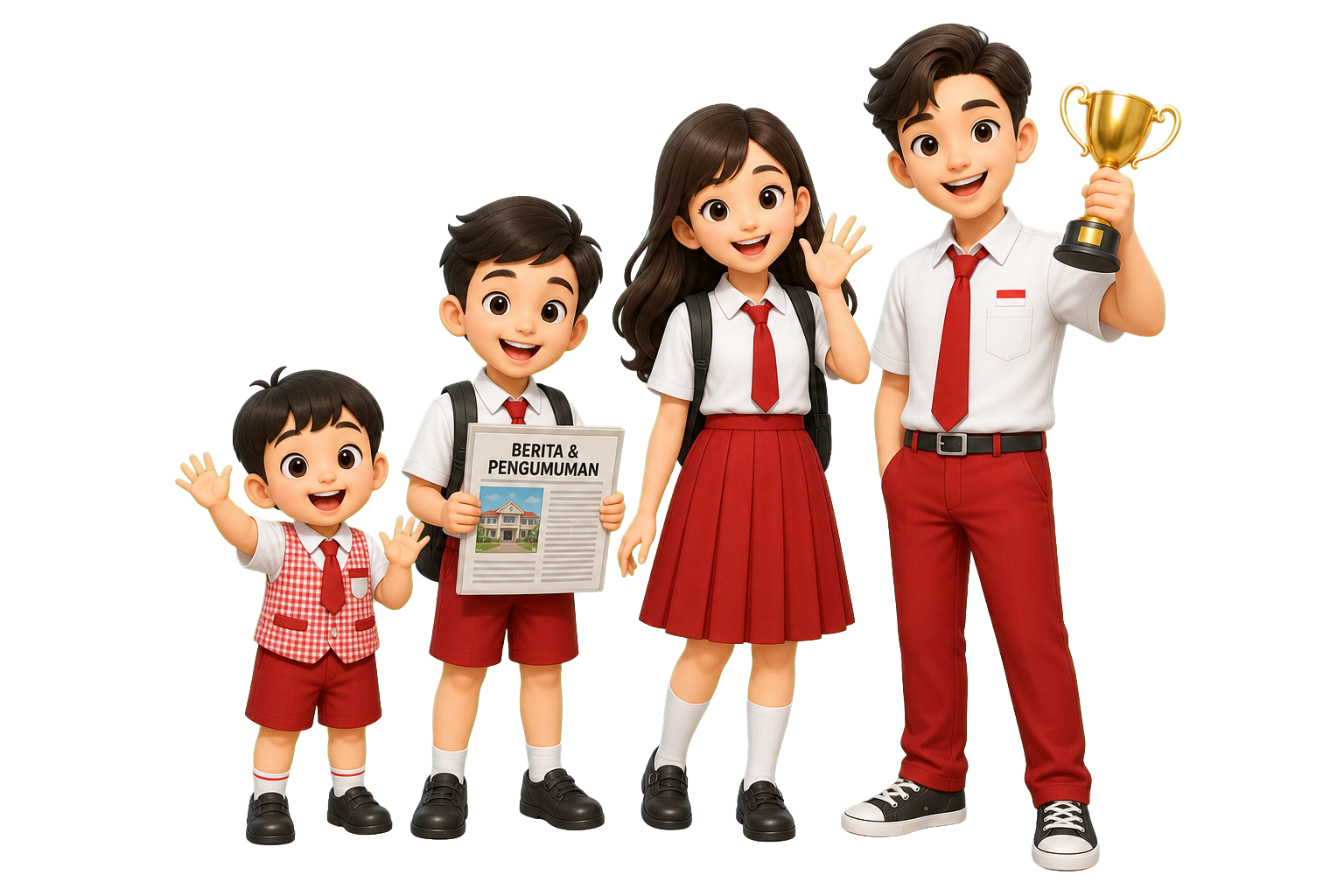 Maskot siswa KB-TK dan SD